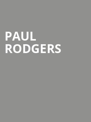 Paul Rodgers at Royal Albert Hall